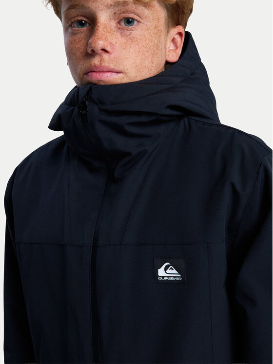 Quiksilver Quiksilver Télikabát Overcast 3K EQBJK03341 Fekete Regular Fit