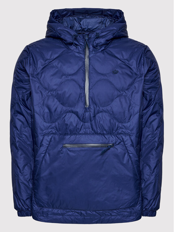 adidas adidas Geacă fără fermoar Quilted H13589 Bleumarin Regular Fit