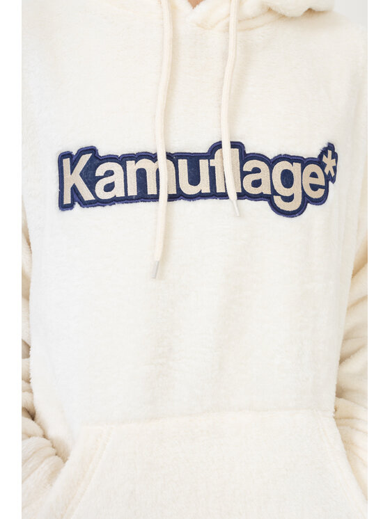 Kamuflage Kamuflage Bluza Puff Classic Beżowy Loose Fit