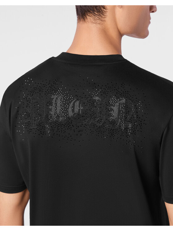PHILIPP PLEIN PHILIPP PLEIN T-Shirt 23495 Czarny Regular Fit
