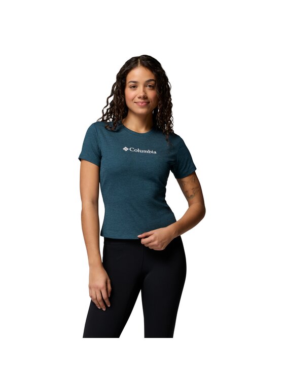 Columbia Columbia T-Shirt 210369 Niebieski Regular Fit