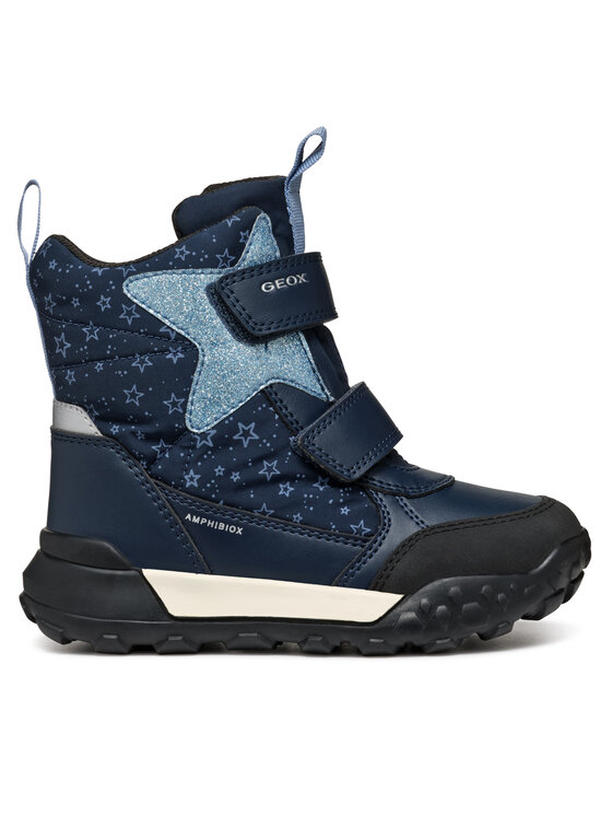 Geox Geox Čizme za snijeg J Trekkyup Girl B Ab J46M7C 0MNBC CF44Y S Tamnoplava