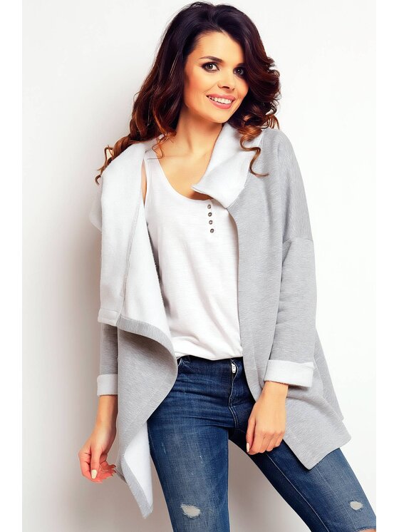 Infinite You Infinite You Felpa M096 Grigio Basic Fit