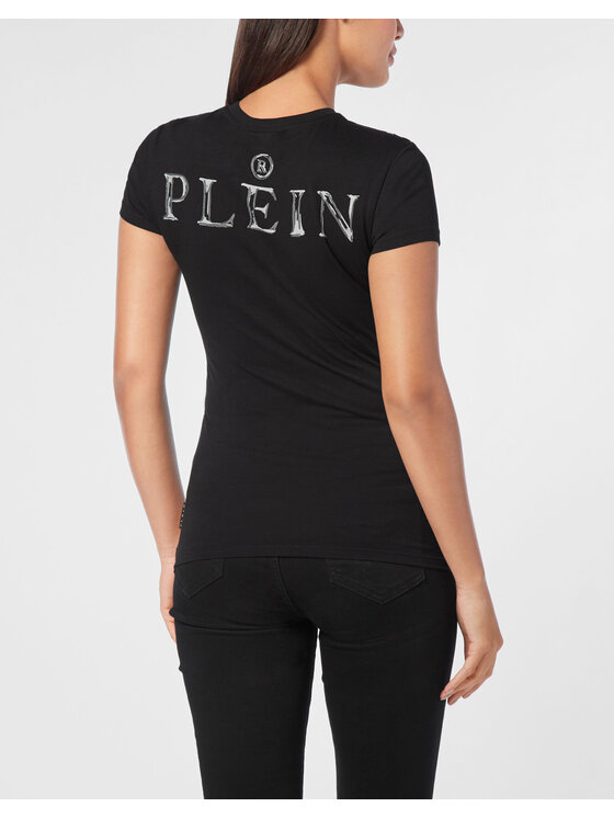 PHILIPP PLEIN PHILIPP PLEIN T-Shirt 14753 Černá Skin Tight Fit