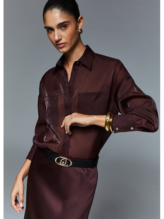 Liu Jo Liu Jo Camicia CA6343T6870P9646 Marrone Regular Fit