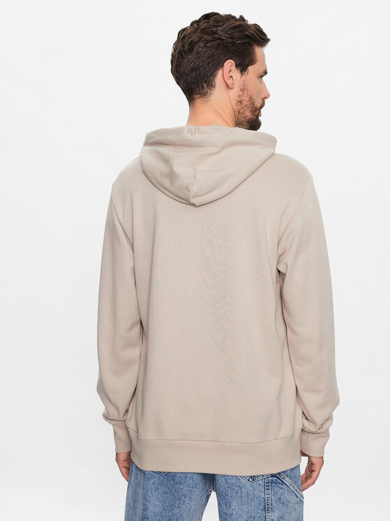 adidas adidas Pluus Essentials French Terry Big Logo Hoodie IJ8584 Beež Regular Fit