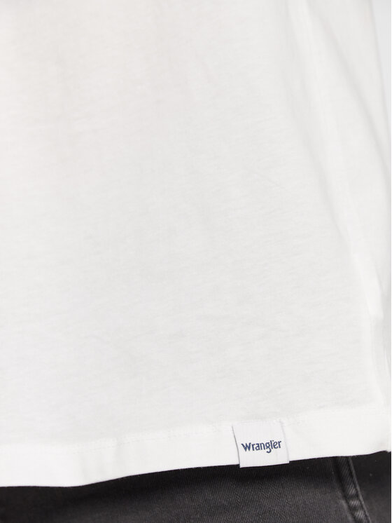 Wrangler Wrangler Komplet 2 t-shirtów W1G9DH989 112321454 Biały Regular Fit