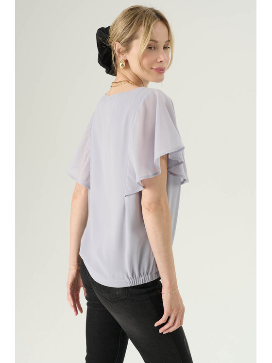 Femestage Femestage Blúzka Femestage ESSENTIAL LINE BLU2270-012 Fialová Regular Fit