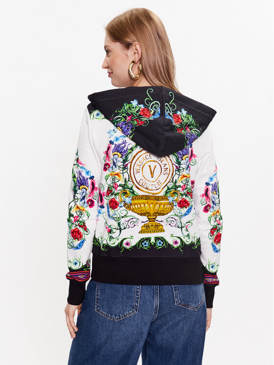 Versace Jeans Couture Versace Jeans Couture Світшот 74HAI3A6 Білий Regular Fit
