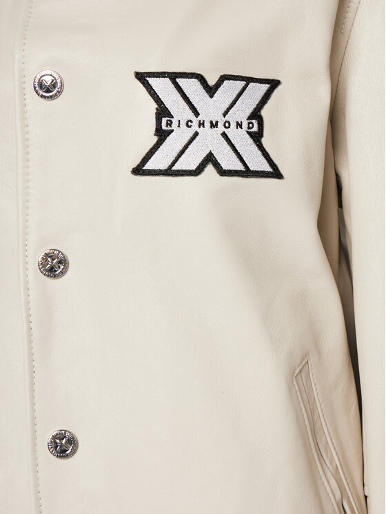 Richmond X Richmond X Lederjacke Sulza UMP24221GB Beige Regular Fit