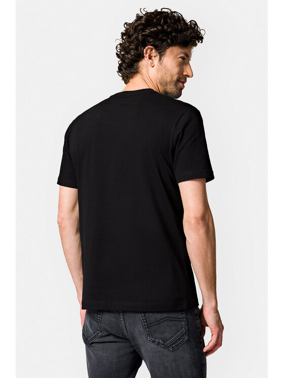 Lancerto Lancerto T-Shirt Roth TS073123000013 Czarny Regular Fit
