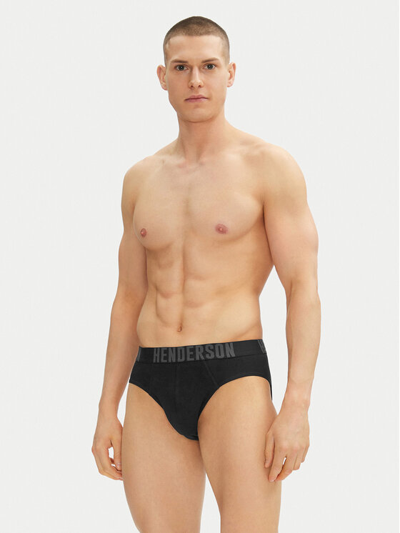 Henderson Henderson Set di slip classici Optic 43186 Nero