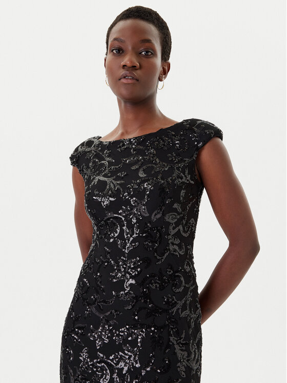 Rinascimento Rinascimento Õhtune kleit CFC0125132003 Must Slim Fit