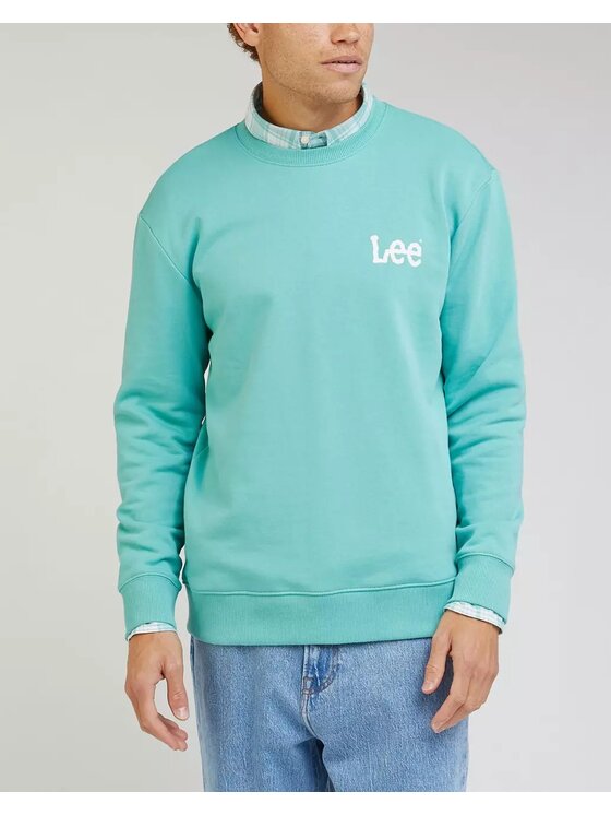 Lee Lee Bluza WOBBLY SWS Zielony Regular Fit