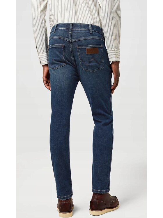 Wrangler Wrangler Jeansy Larston Niebieski Slim Fit