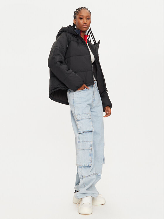 Tommy Jeans Tommy Jeans Zimska jakna Vail DW0DW18841 Crna Regular Fit