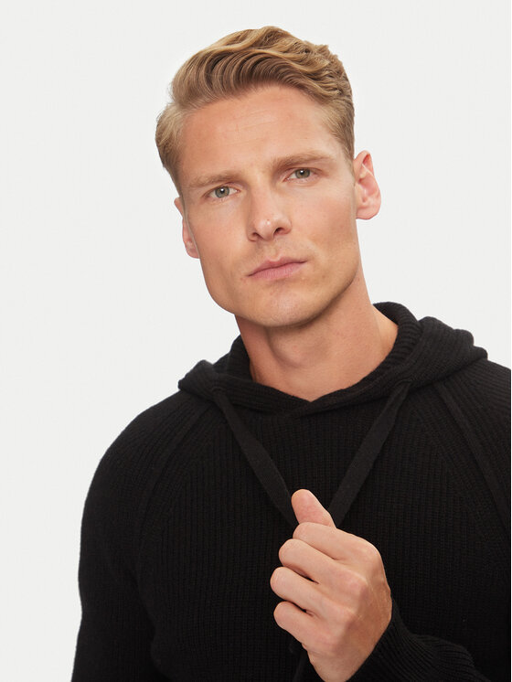 REPLAY Replay Sweter UK4476.000.G22726 Czarny Regular Fit
