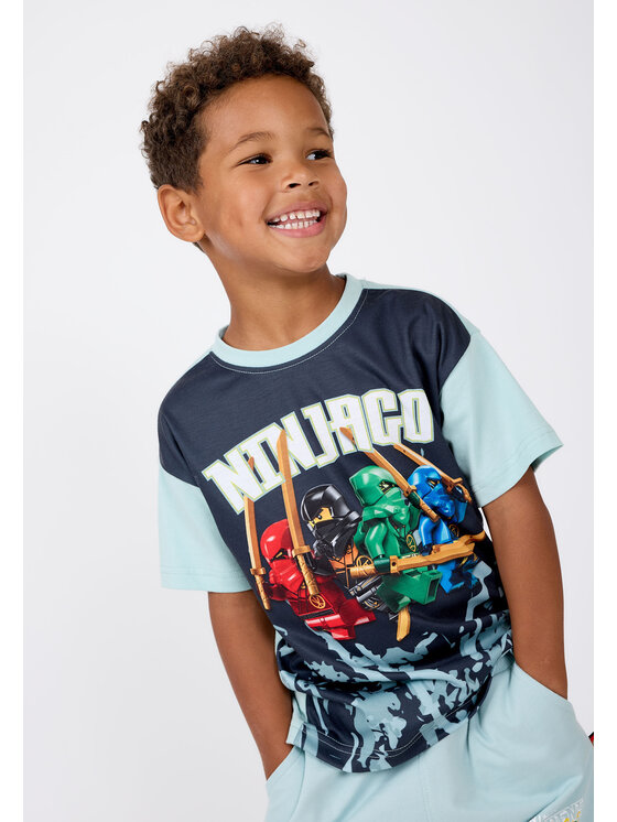 LEGO LEGO T-Shirt 11011315/8005 Turkusowy Regular Fit