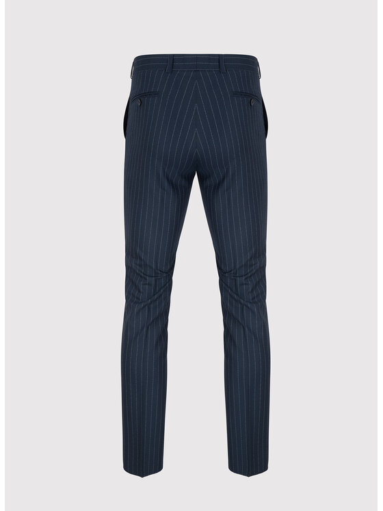 Pako Lorente Pako Lorente Spodnie garniturowe P23WF-6G-035 Granatowy Slim Fit