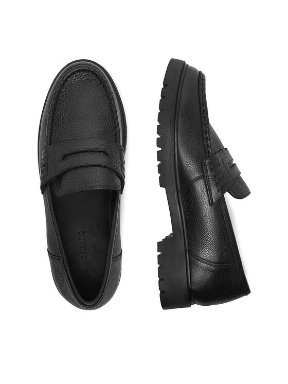 Guess Jeans Guess Jeans Loafersy EO-FOX-04 MI08 Czarny