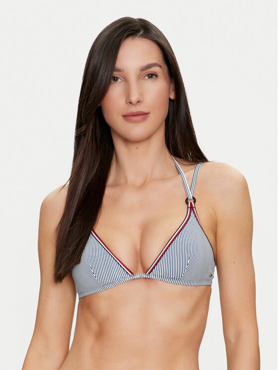 Tommy Hilfiger Bikini augšdaļa UW0UW05329 Zils