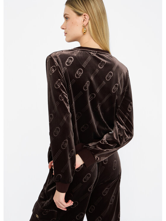 Liu Jo Liu Jo Felpa TF5109J4955M9768 Marrone Regular Fit