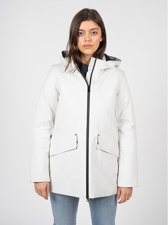 Geox Geox Kurtka przejściowa W2621A T2940 Biały Regular Fit