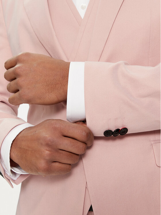 HUGO Hugo Abito completo Arti/Hesten 242 50526868 Rosa Extra Slim Fit