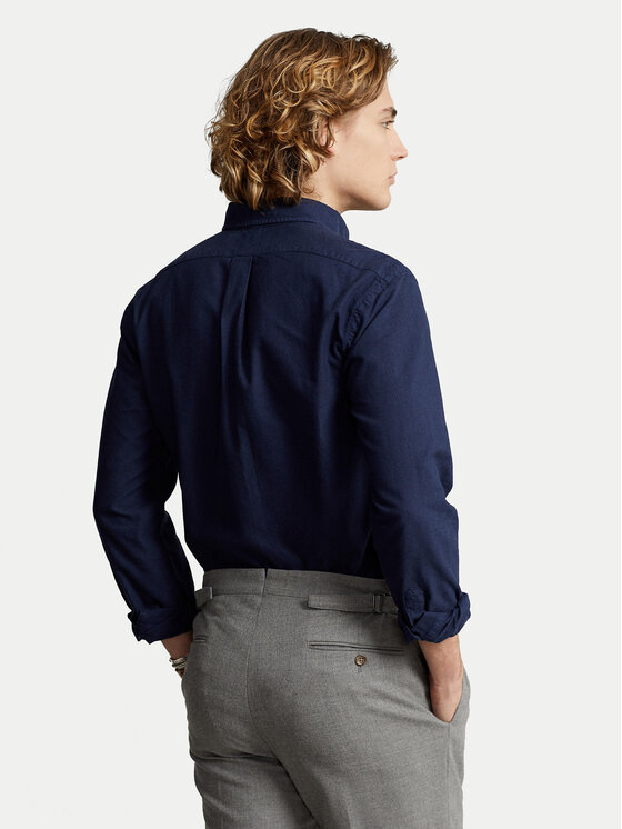Polo Ralph Lauren Polo Ralph Lauren Koszula 710767828003 Granatowy Slim Fit