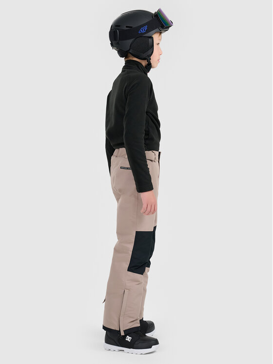 4F 4F Spodnie snowboardowe SNOWBOARD Brązowy jasny Regular Fit