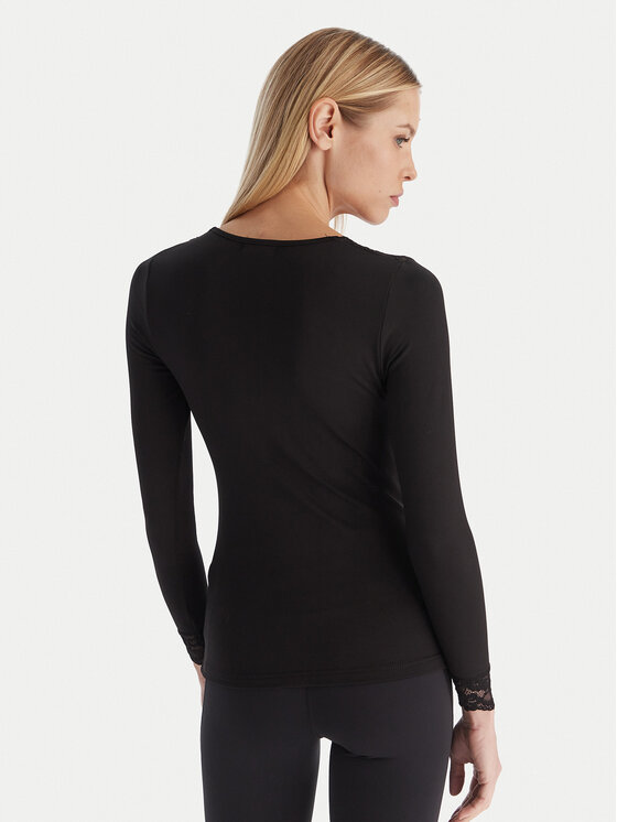 Ysabel Mora Ysabel Mora Termoprádlo vrchní části 70005 Černá Slim Fit