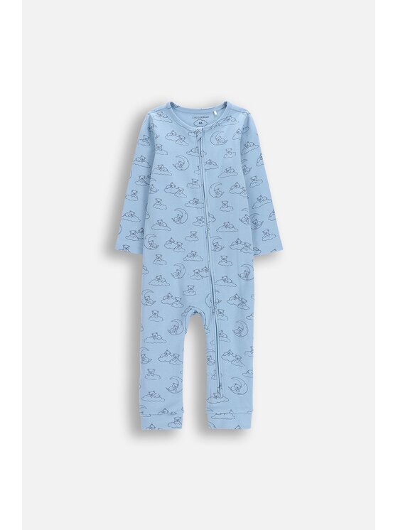 Coccodrillo Coccodrillo Pajac WC6404206PJS-014 Niebieski Regular Fit