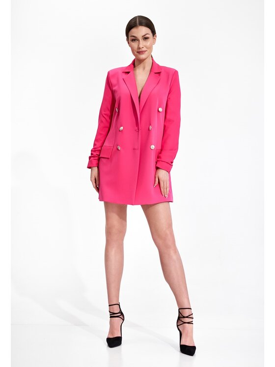 FIGL FIGL Marynarka M865 Różowy Regular Fit