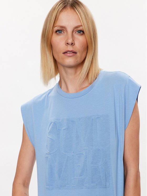 Marc Aurel T-Shirt 7446 7000 73589 Blau Regular Fit | Modivo.de