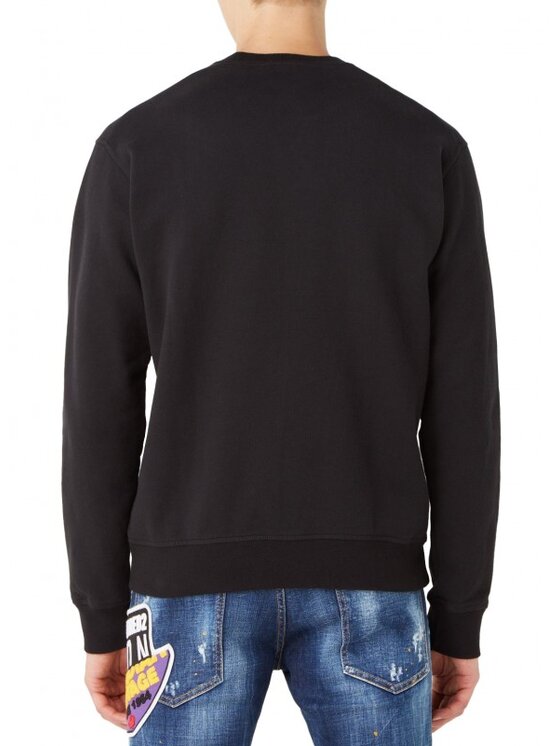 Dsquared2 Dsquared2 Mikina Ceresio 9 Cool Černá Regular Fit