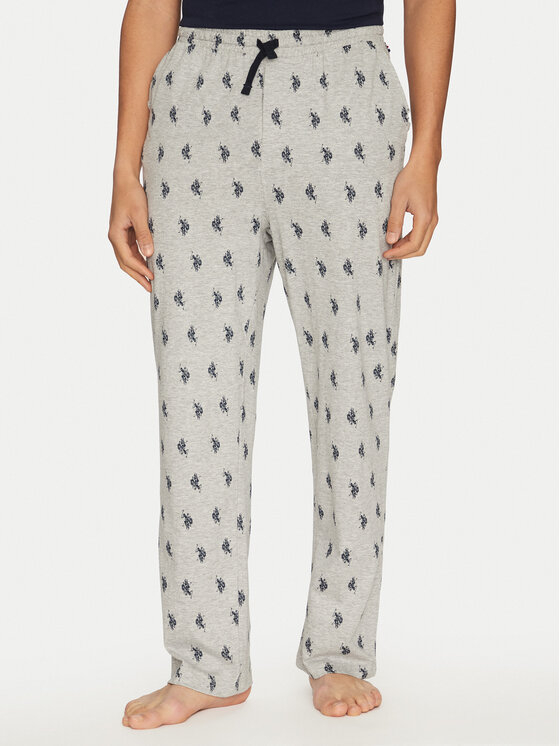 U.S. Polo Assn. U.S. Polo Assn. Pidžama hlače MUP1657 Siva Regular Fit