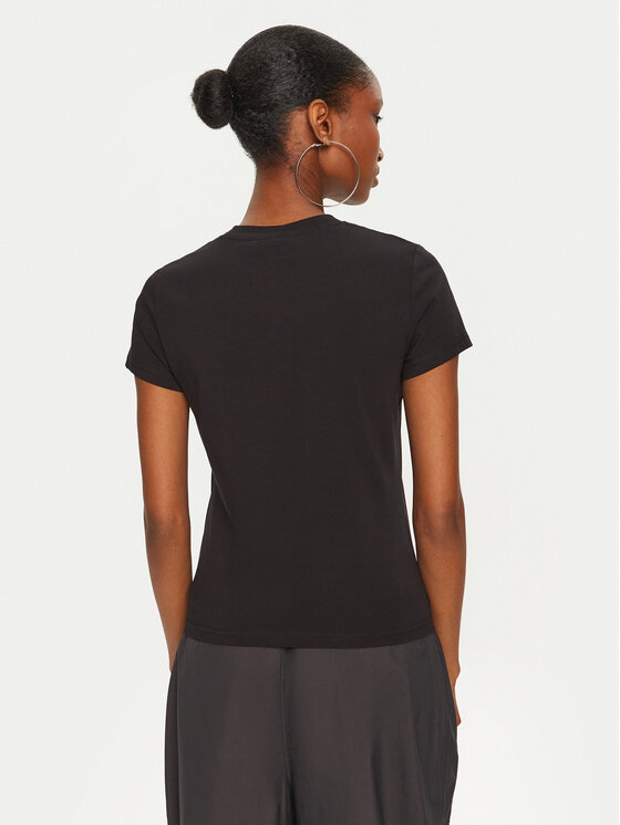 Juicy Couture Juicy Couture T-shirt Mon Amour JCSCT224407 Crna Slim Fit