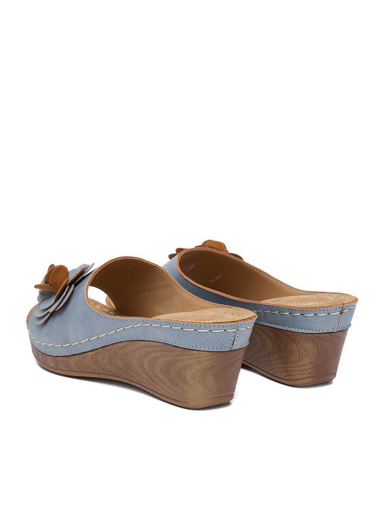 Clara Barson Clara Barson Pantoletten WYL05010-29 Blau