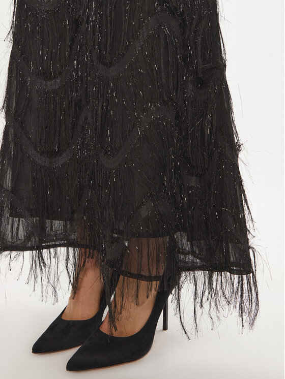Bruuns Bazaar Bruuns Bazaar Maxi szoknya Ajwa BBW4196 Fekete Regular Fit
