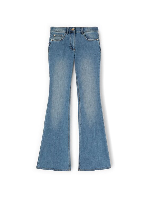 Motivi Motivi Jeansy P427Q804712N004 Turkusowy Flare Fit