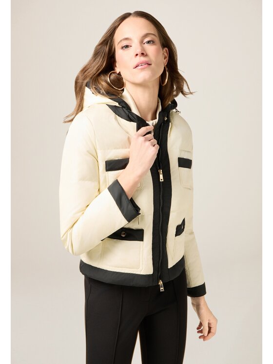 Oltre Oltre Giubbotto piumino F903R001512N0Z3 Bianco Boxy Fit