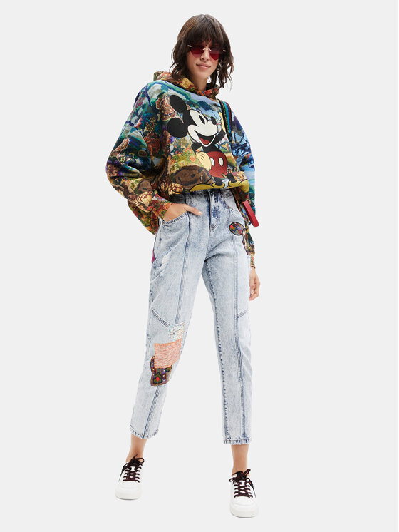 Desigual Meisjes Meisje Flat Knit Pullover Sweatshirt, wit, 14 Jaar