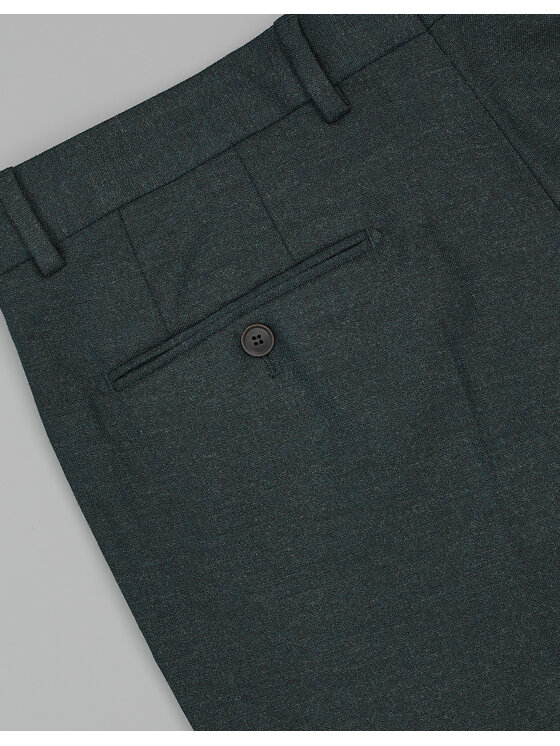 Borgio Borgio Spodnie garniturowe foresta Zielony Super Slim Fit