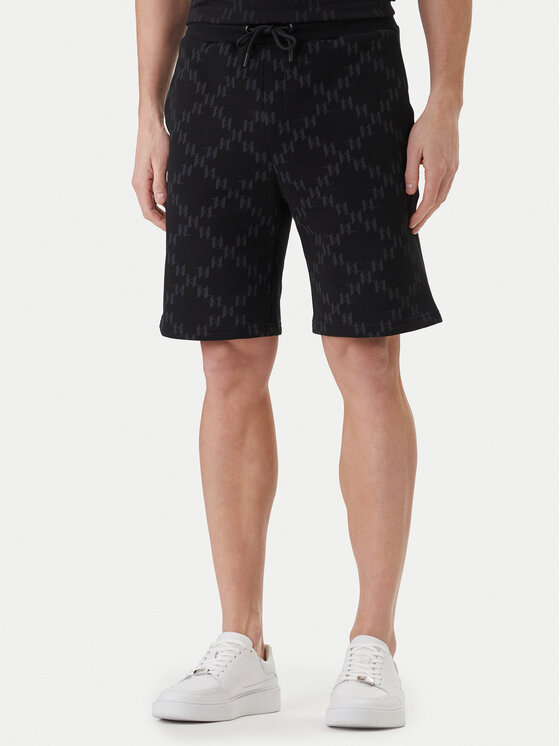 KARL LAGERFELD KARL LAGERFELD Športové kraťasy 705076 562952 Čierna Regular Fit