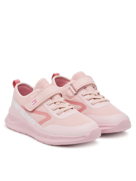 Tommy Hilfiger Tommy Hilfiger Tenisice Low Cut Lace-Up/Velcro Sneaker T1A9-33990-1843 S Ružičasta