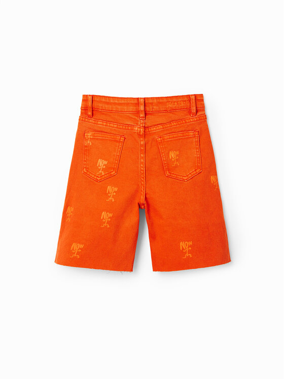 Desigual Desigual Jeansshorts 23SBDD01 Braun Regular Fit