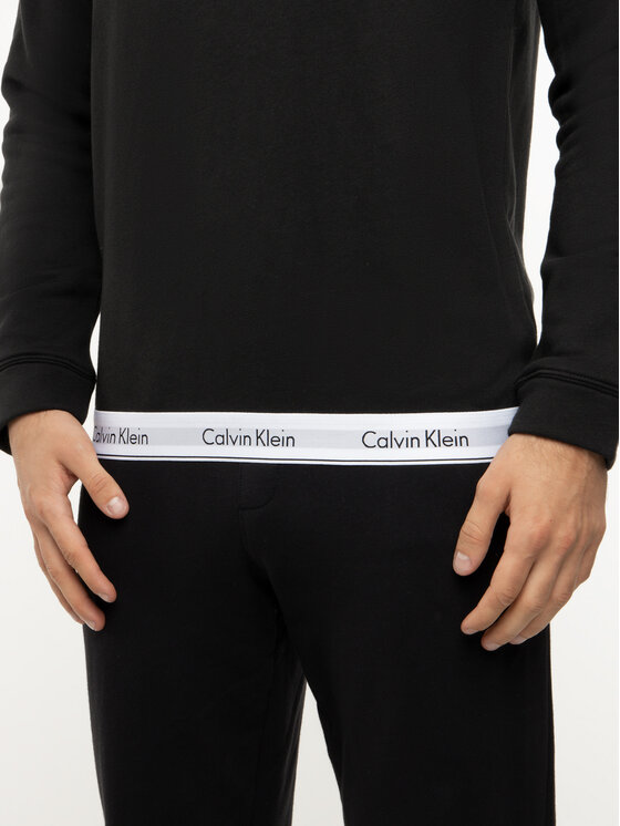 Calvin Klein Underwear Calvin Klein Underwear Mikina 000NM1359E Černá Regular Fit