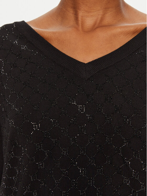 Gaudi Gaudi Pulover 421BD53017 Negru Regular Fit