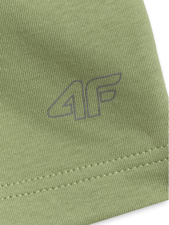 4F 4F Szorty sportowe BASIC+ Turkusowy Regular Fit