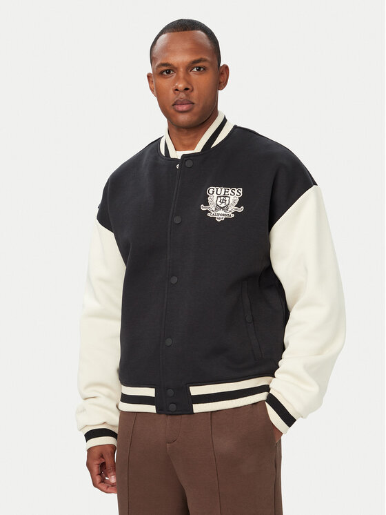 Guess Guess Kurtka bomber Z6YL07 K5007 Czarny Regular Fit